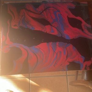 Hand painted artwork made from acrylic paint